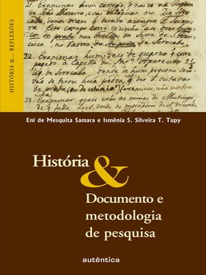 cover image of História & Documento e metodologia de pesquisa